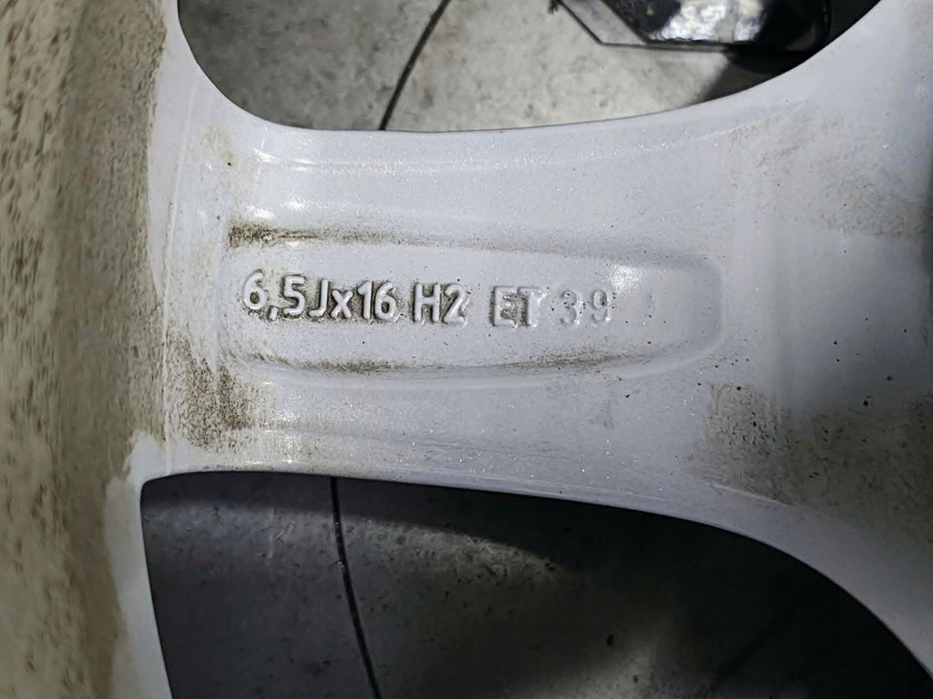 1x Alufelge 16 Zoll 6.5" 5x114.3 39ET Glanz Grau KBA48069 Hyundai I Rim Wheel FEL7427094548tw