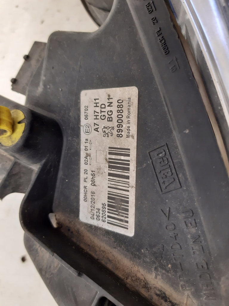 Frontscheinwerfer Peugeot 207 Sw 89900880 Links Scheinwerfer Headlight