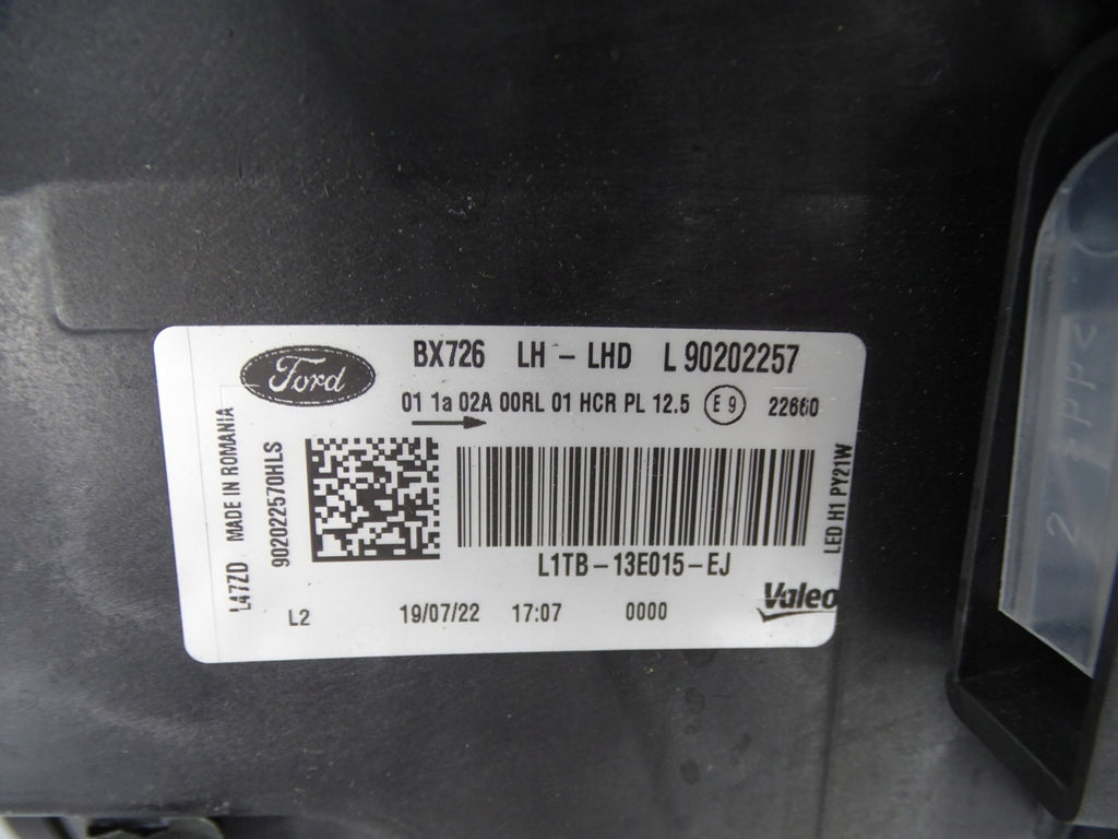 Frontscheinwerfer Ford Puma L1TB-13E015-EJ LED Links Scheinwerfer Headlight SCH5520012236at
