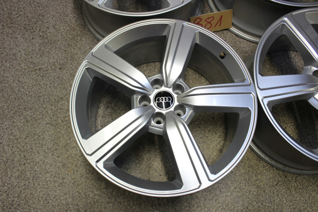 4x Alufelge 20 Zoll 9.0" 5x112 38ET Glanz Silber 4KE601025S Audi E-Tron FEL4610650796mn