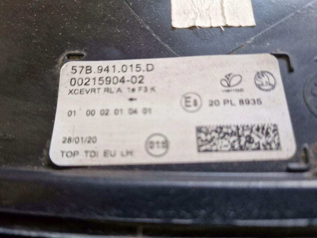 Frontscheinwerfer Skoda Karoq 57B941015D LED Links Scheinwerfer Headlight SCH8515628650op
