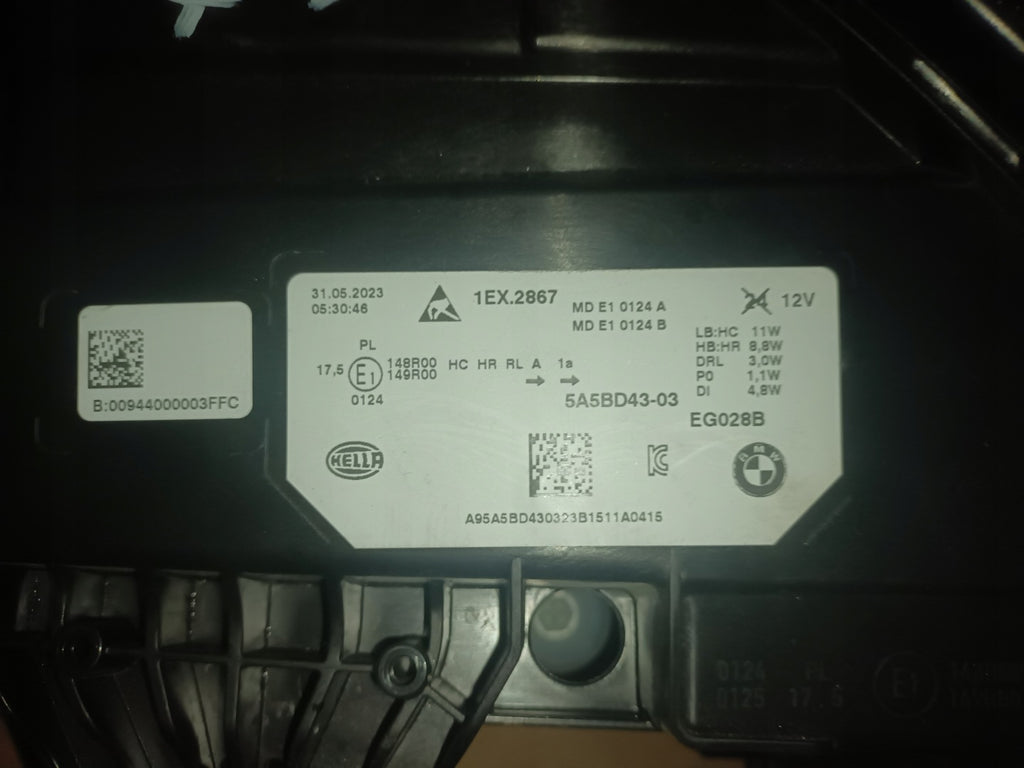 Frontscheinwerfer BMW X1 5A5BD43-03 Full LED Links Scheinwerfer Headlight SCH3398325478wa