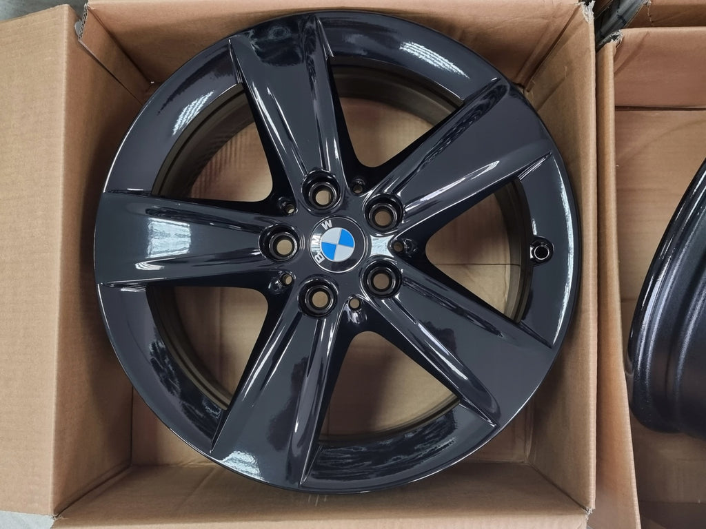 1x Alufelge 17 Zoll 7.5" 5x120 54ET Schwarz 6855087 BMW 2 Active Tourer F45 F46 FEL4045222742rs