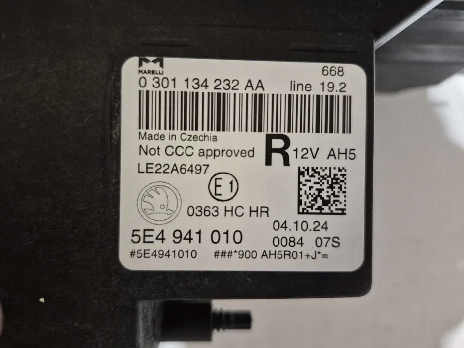 Frontscheinwerfer 5E4941010 Rechts Scheinwerfer Headlight SCH3551748261rg