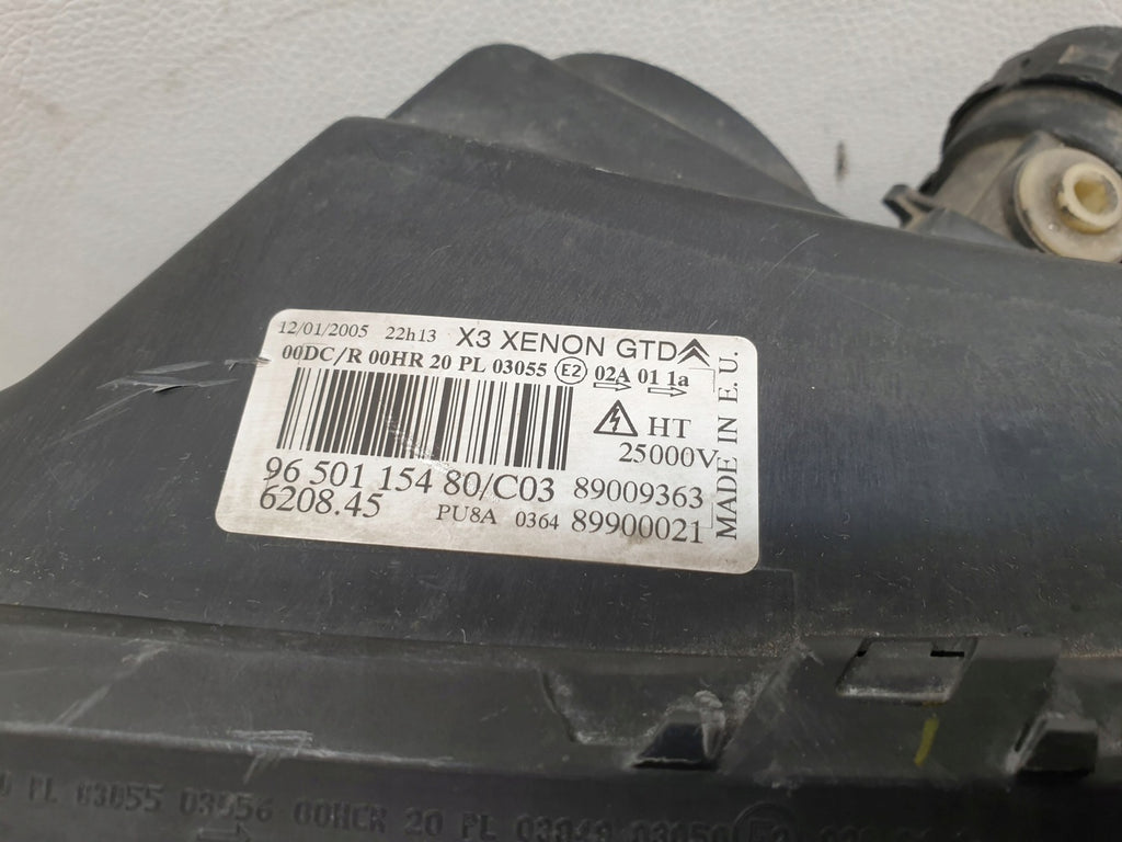 Frontscheinwerfer Citroën C5 I 9650115480 Xenon Links Scheinwerfer Headlight SCH4407277678sz