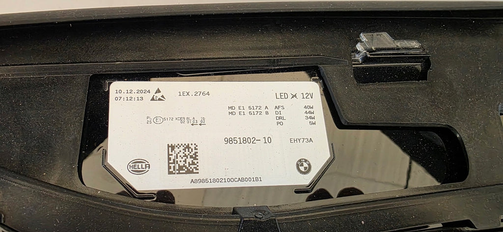 Frontscheinwerfer BMW IX I20 9851802-10 LED Rechts Scheinwerfer Headlight SCH3665630627jc