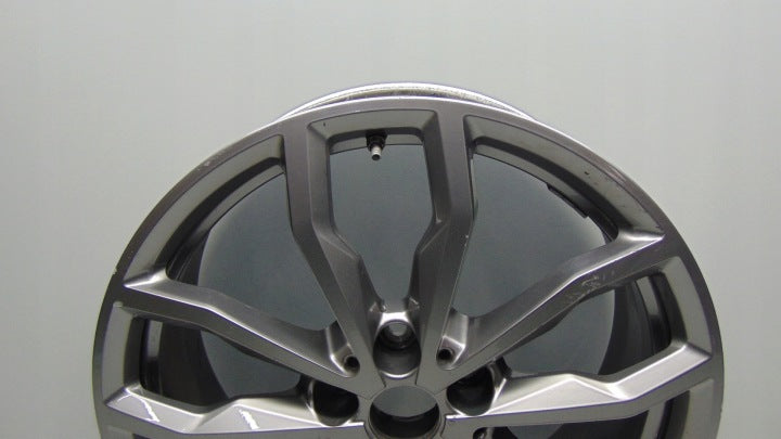 1x Alufelge 18 Zoll 6.5" 5x112 41ET Glanz Grau 6877550 BMW F39 X1 F48 Rim Wheel FEL5299232837pz
