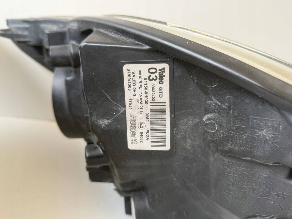 Frontscheinwerfer Peugeot 107 811100H030 Ein Stück (Rechts oder Links) Headlight SCH7936721198du