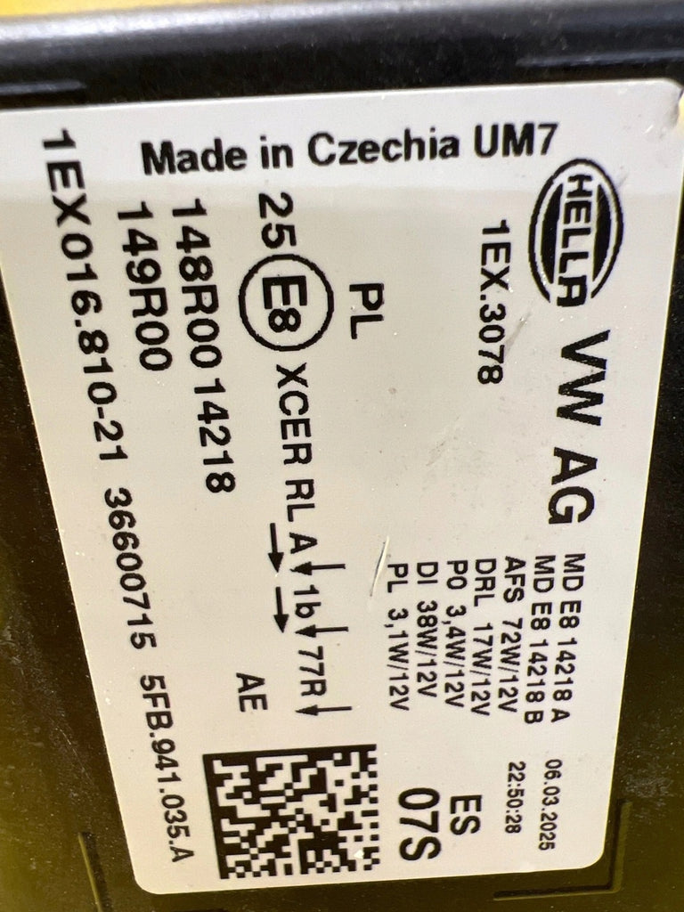 Frontscheinwerfer Seat Leon 5FB941035A LED Links Scheinwerfer Headlight