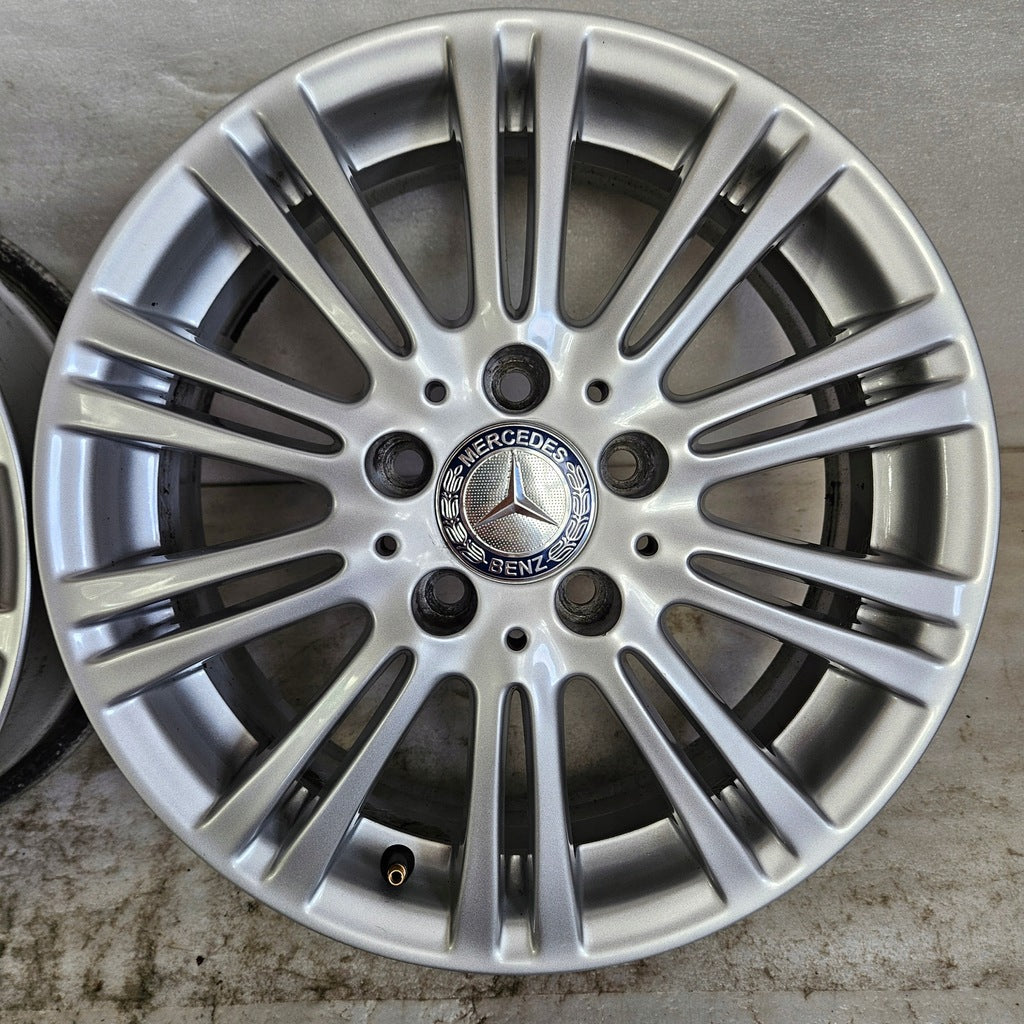 4x Alufelge 16 Zoll 6.0" 5x112 46ET A1694012102 Mercedes-Benz W168 W177 W245 FEL9158324587hm