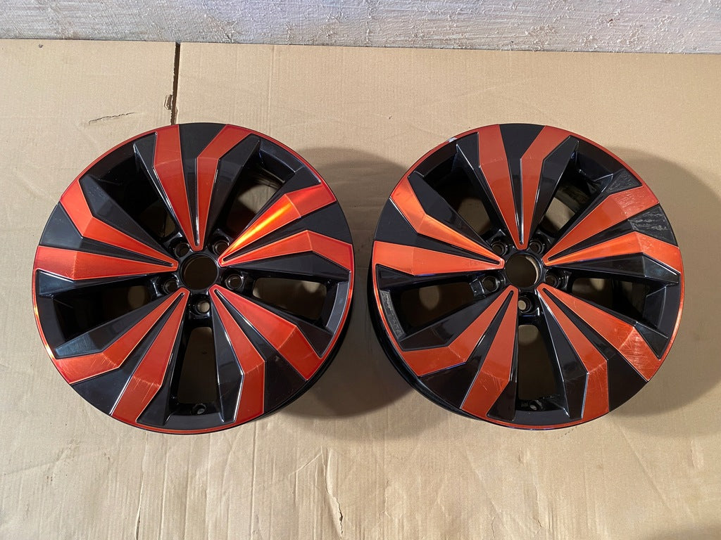 1x Alufelge 17 Zoll 6.5" 5x100 39ET 2GM601025M VW T-Cross Rim Wheel FEL5305625863lf