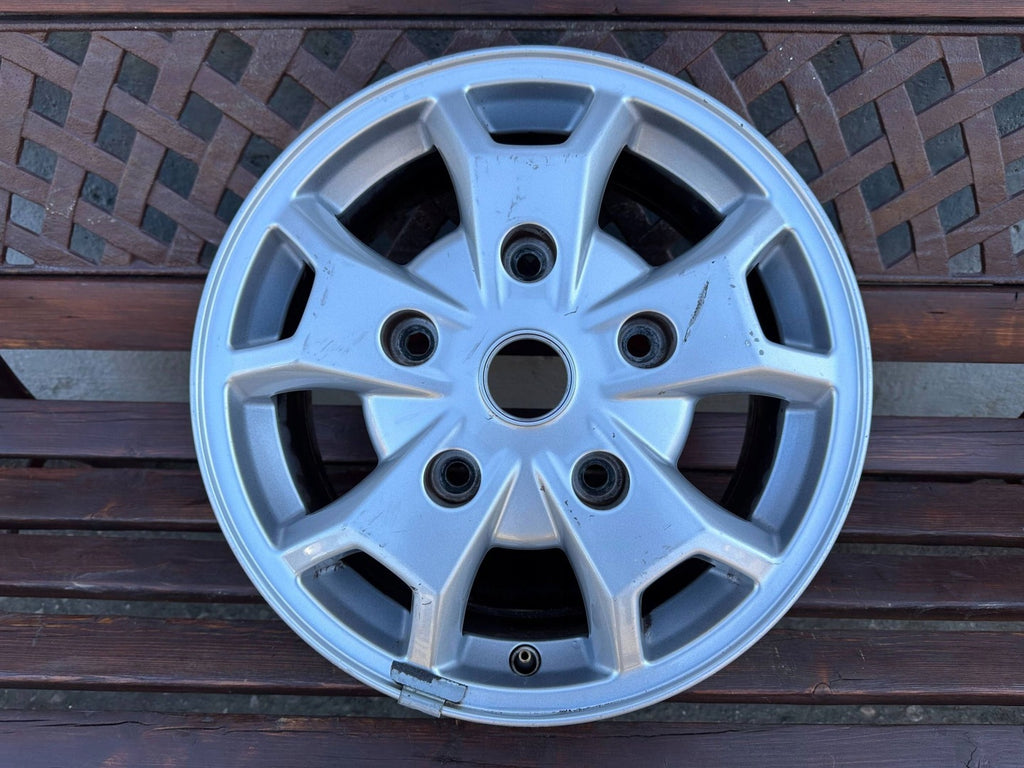 1x Alufelge 16 Zoll 6.5" 5x160 60ET Glanz Silber BK21-BC Ford Transit Custom FEL4974569915fp