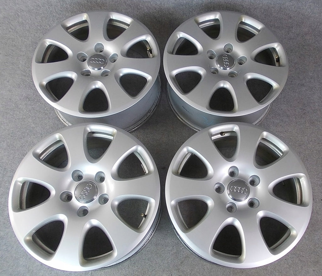 4x Alufelge 18 Zoll 7.5" 5x130 53ET Glanz Silber 4L0601025E Audi Q7 Rim Wheel FEL4097646302ee