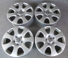 Load image into Gallery viewer, 4x Alufelge 18 Zoll 7.5" 5x130 53ET Glanz Silber 4L0601025E Audi Q7 Rim Wheel FEL4097646302ee