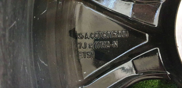 1x Alufelge 17 Zoll 5x112 A4474015200 Mercedes-Benz Vito W447 Rim Wheel FEL9916394374is