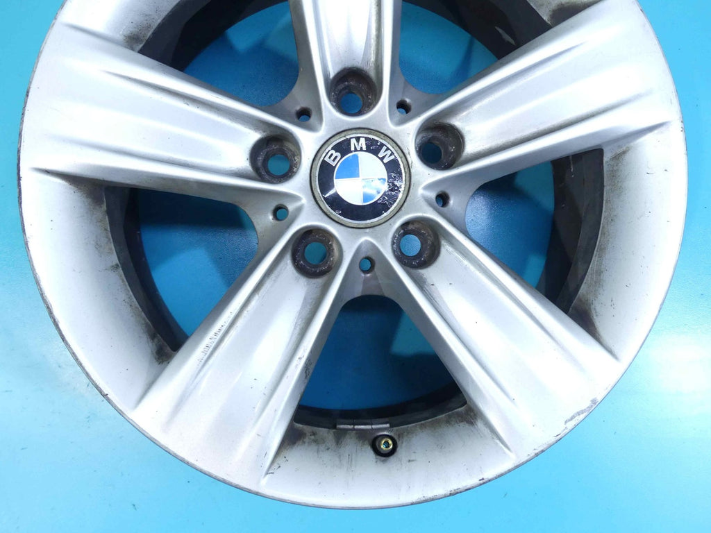 1x Alufelge 16 Zoll 7.5" 5x120 Silber 1200606 BMW 3 F30 F31 Rim Wheel