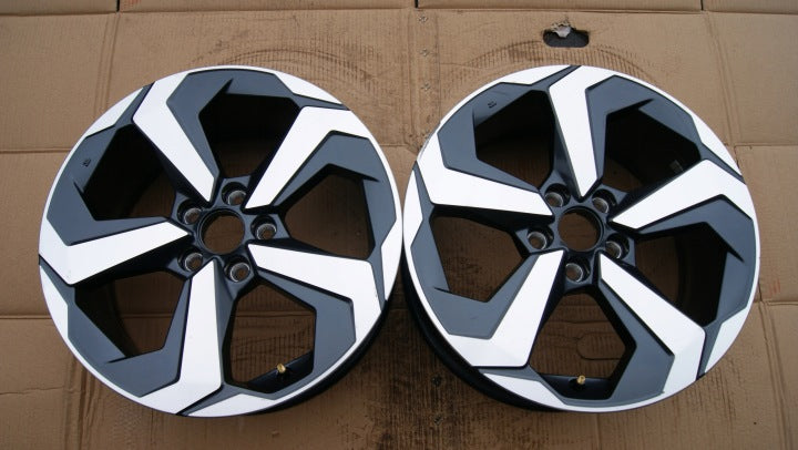1x Alufelge 18 Zoll 7.5" 5x114.3 45ET Glanz Graphit Mg Qashqai I Rim Wheel FEL7706270096py