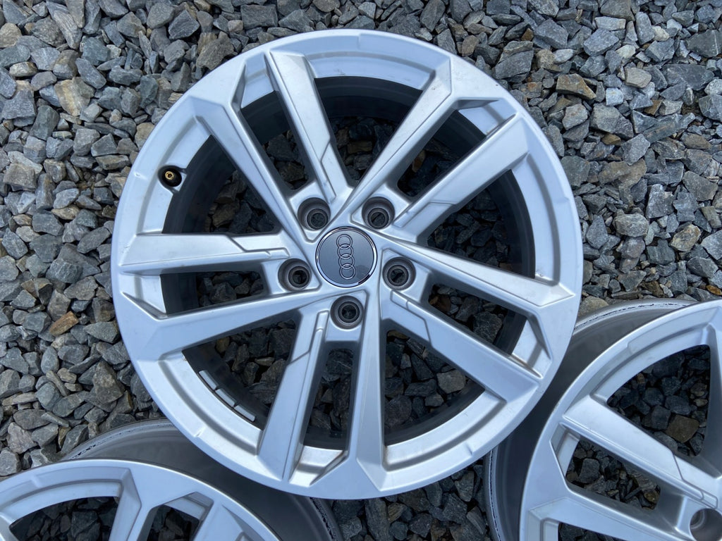 4x Alufelge 17 Zoll 6.5" 5x112 43ET Glanz Silber 8Y0601025L Audi A6 A4 Rim Wheel FEL3782394845xt