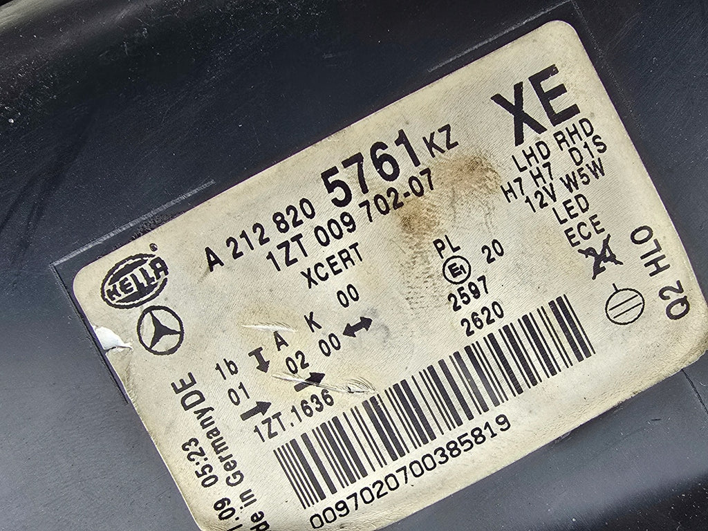 Frontscheinwerfer Mercedes-Benz W212 A2128205761KZ Bi-Xenon Links Headlight SCH4095190316wn