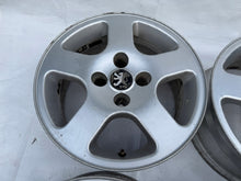 Load image into Gallery viewer, 4x Alufelge 15 Zoll 6.0&quot; 4x108 18ET Silber Citroën Rim Wheel
