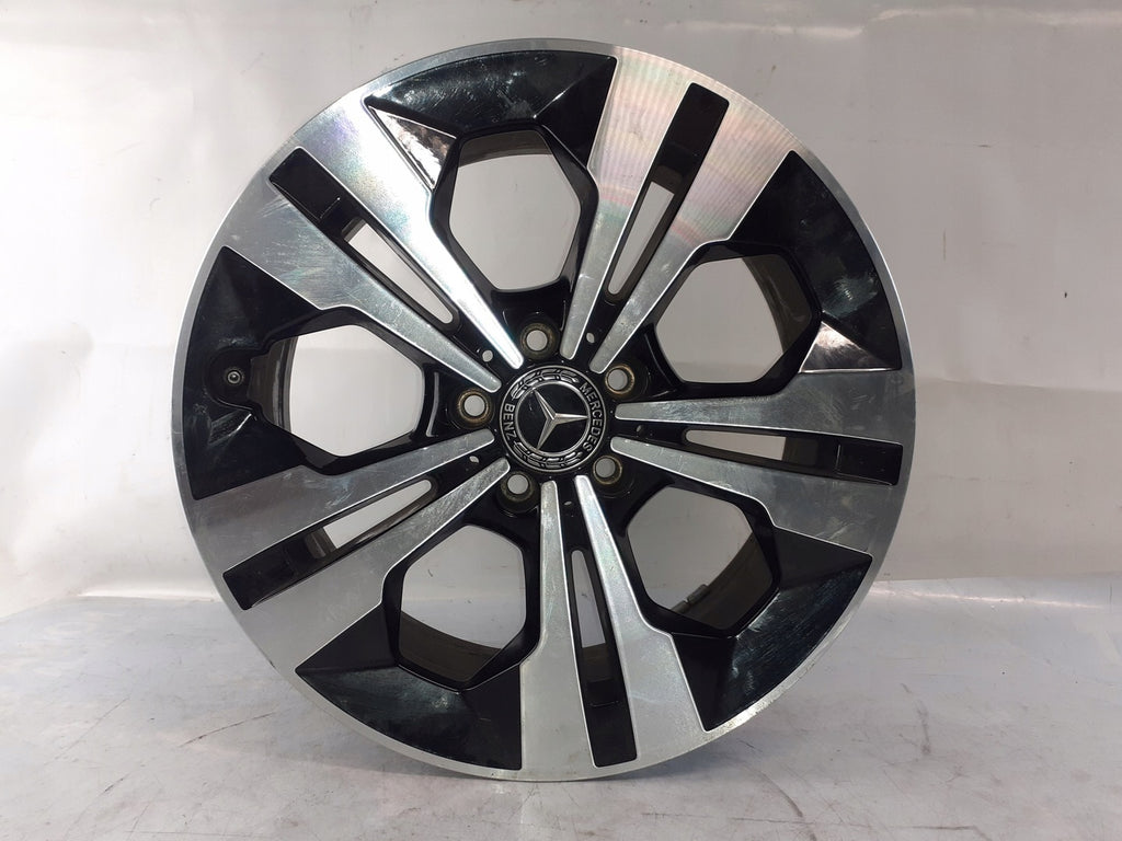 1x Alufelge 18 Zoll 7.5" 5x112 53ET Glanz Schwarz A2474012900 Mercedes-Benz