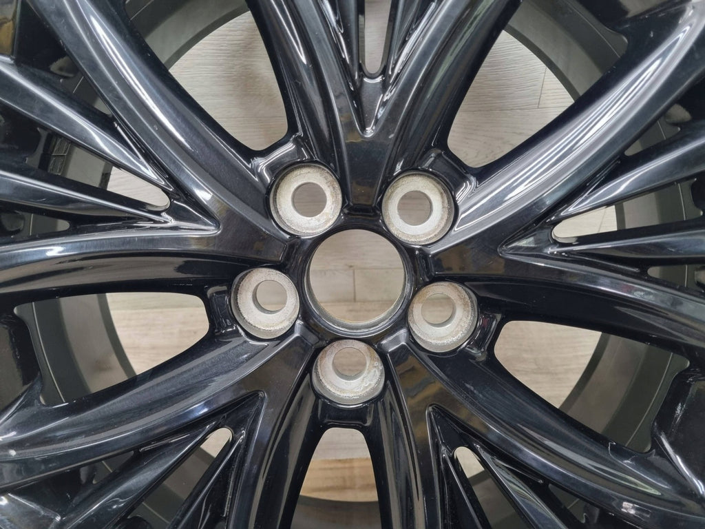 1x Alufelge 17 Zoll 6.5" 5x100 50ET Glanz Schwarz PW4570D005 Toyota Yaris FEL6314419307fj