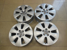 Load image into Gallery viewer, 4x Alufelge 17 Zoll 7.5&quot; 5x112 45ET Glanz Silber 8K0601025AM Audi Rim Wheel