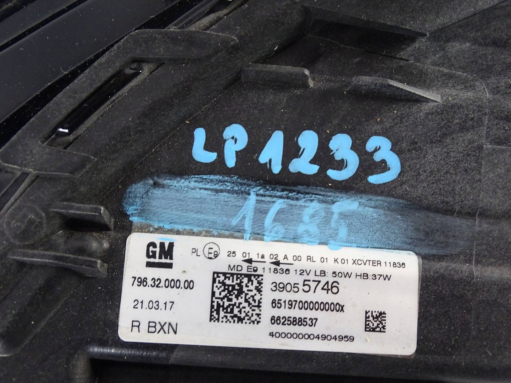 Frontscheinwerfer Opel Astra K 39055746 FALSE Scheinwerfer Headlight SCH1606696667zj