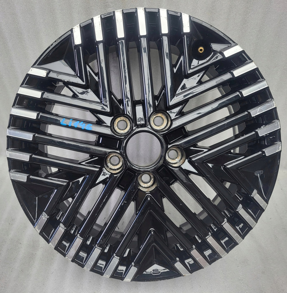 1x Alufelge 17 Zoll 6.5" 5x114.3 45ET Glanz Schwarz 6WK6B R88765 Nissan Pulsar FEL4681156936oe