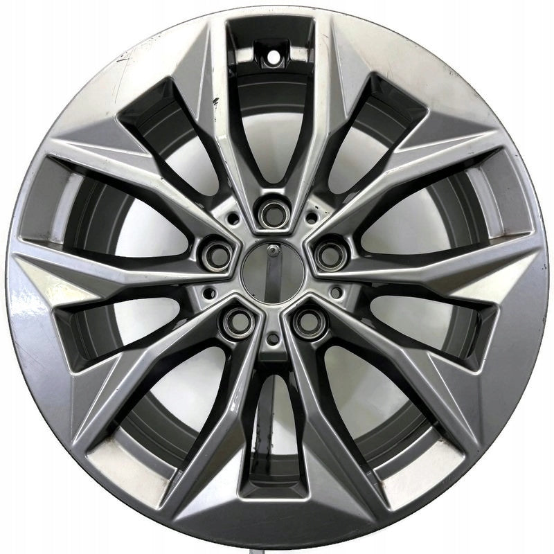 1x Alufelge 17 Zoll 7.5" 5x112 53ET Glanz Grau 5A35E58 BMW 1 Rim Wheel FEL8240127171nm