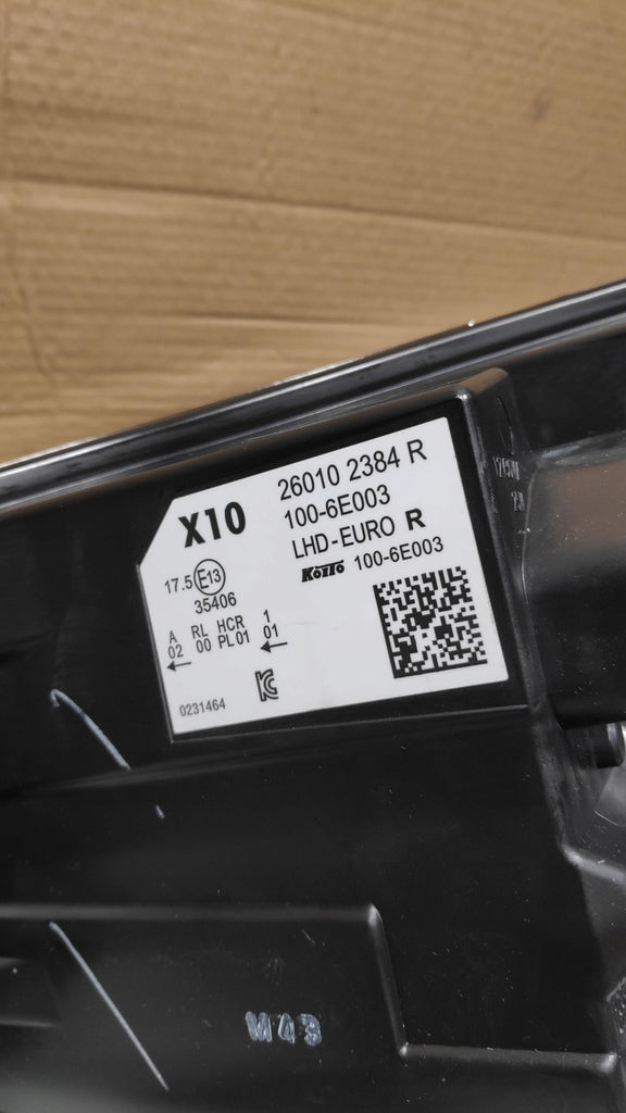 Frontscheinwerfer Renault Zoe 260102384R LED Rechts Scheinwerfer Headlight SCH9799832372eg