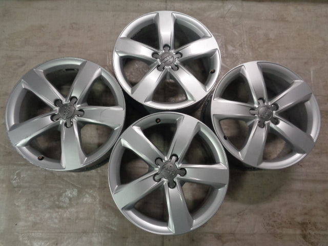 4x Alufelge 18 Zoll 7.5" 5x112 37ET Glanz Silber 4G0601025M Audi A6 C7 Rim Wheel FEL7086096650pi