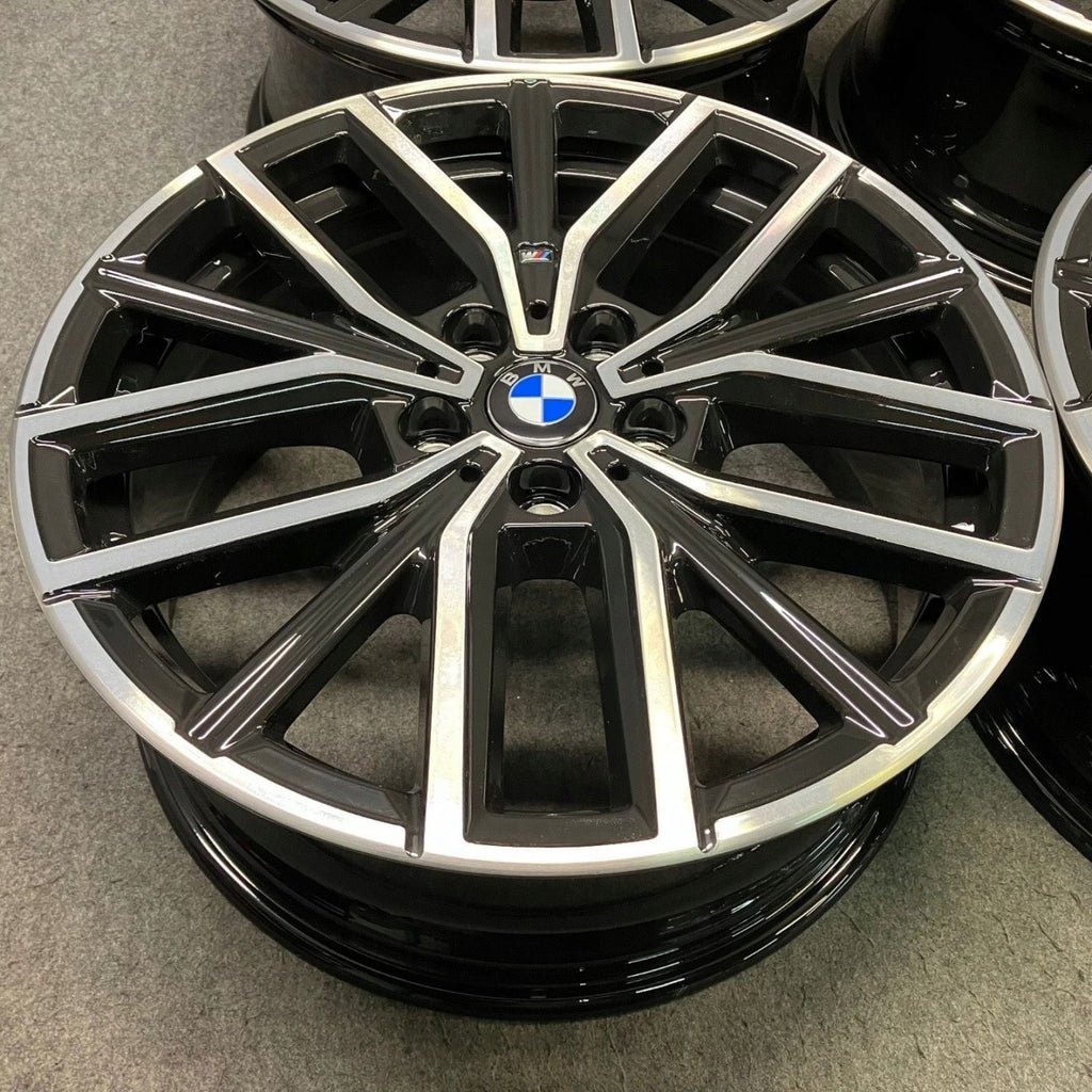 4x Alufelge 18 Zoll 7.5" 5x112 50ET Glanz Schwarz 6891179 BMW Active Tourer Mg FEL9927441267qw