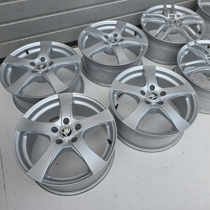 4x Alufelge 17 Zoll 7.0" 5x112 38ET 3G0601025AB Skoda Superb III Octavia Kodiaq FEL5467539656ww