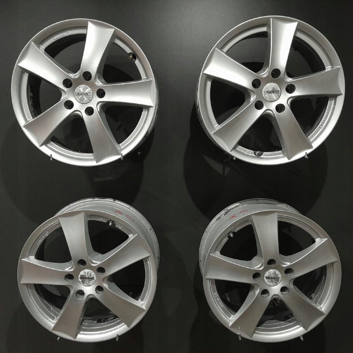 4x Alufelge 17 Zoll 7.0" 5x115 44ET Glanz Silber Opel Insignia B Zafira FEL8069698467to