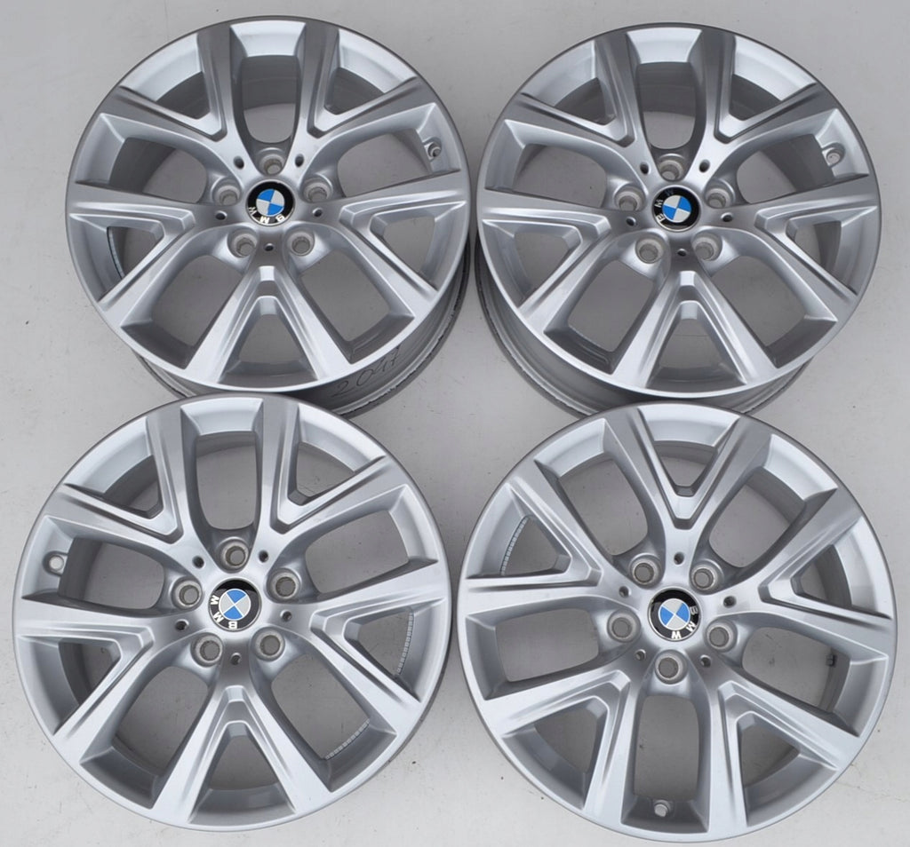 4x Alufelge 17 Zoll 6.5" 5x112 39ET Glanz Silber 6856076 BMW F39 F48 Rim Wheel FEL9385212962lo