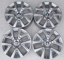 Laden Sie das Bild in den Galerie-Viewer, 4x Alufelge 17 Zoll 6.5" 5x112 39ET Glanz Silber 6856076 BMW F39 F48 Rim Wheel FEL9385212962lo