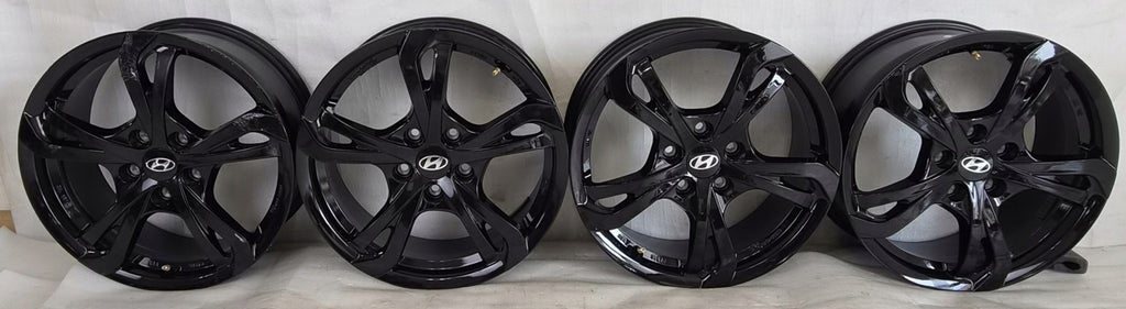 4x Alufelge 17 Zoll 7.0" 5x114.3 47ET KBA51674 Hyundai Kona Rim Wheel FEL7185522049cr