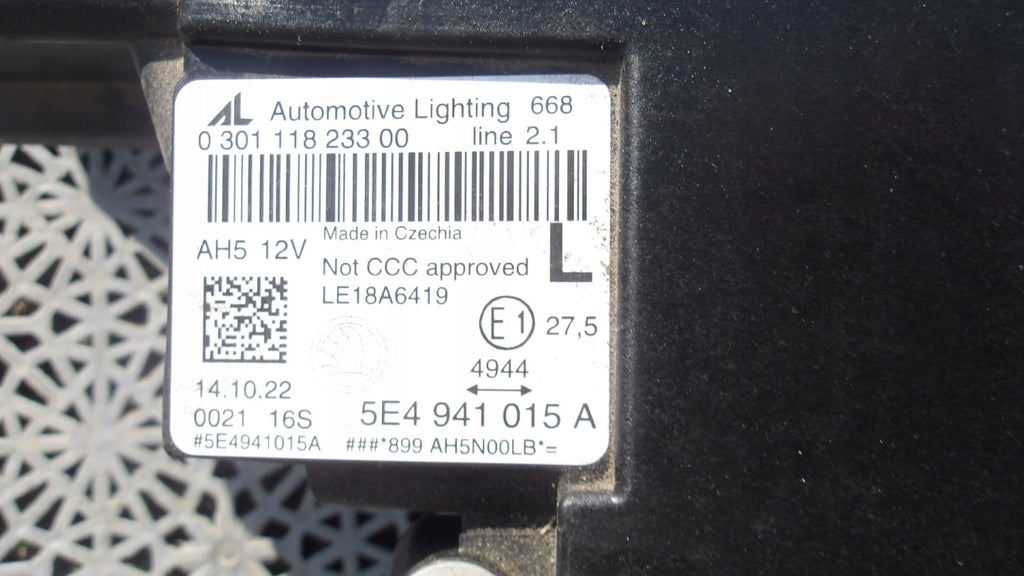 Frontscheinwerfer Skoda Octavia IV 5E4941015A Full LED Links Headlight SCH4461194578uh