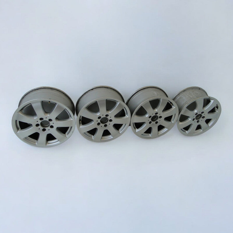 4x Alufelge 17 Zoll 7.5" 5x112 56ET Glanz Silber A2514011002 Mercedes-Benz