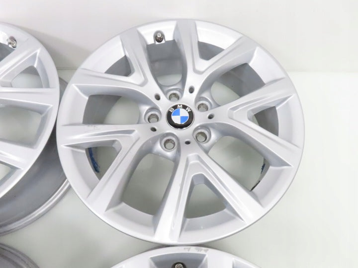 4x Alufelge 17 Zoll 6.5" 5x112 39ET Glanz Silber 6856076 BMW F39 X1 F48 FEL2412237320zg