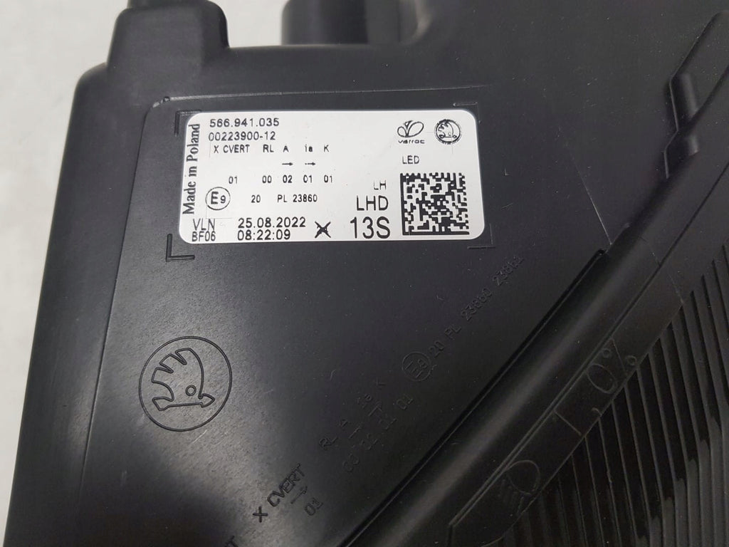 Frontscheinwerfer Skoda Kodiaq 566941035 Full LED Links Scheinwerfer Headlight SCH7997714922re