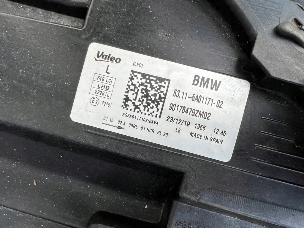 Frontscheinwerfer BMW X1 F48 5A01171 Links Scheinwerfer Headlight