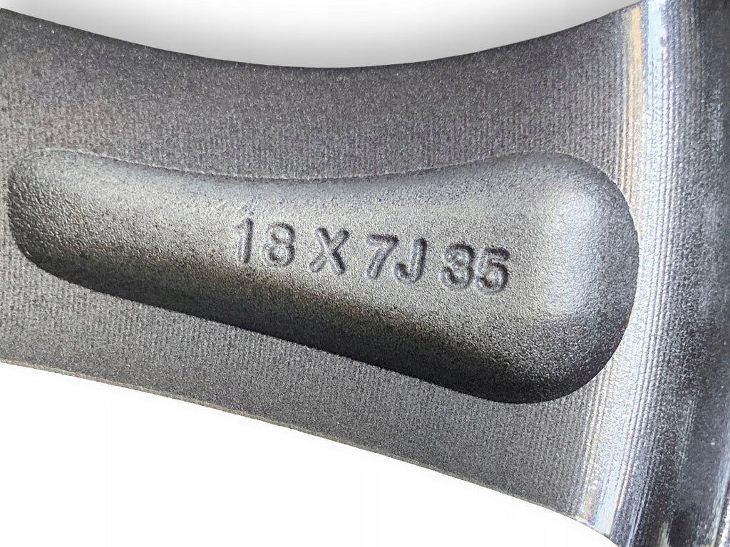 1x Alufelge 18 Zoll 7.0" 5x114.3 35ET 403007351 Mg Koleos Clio 1 Rim Wheel