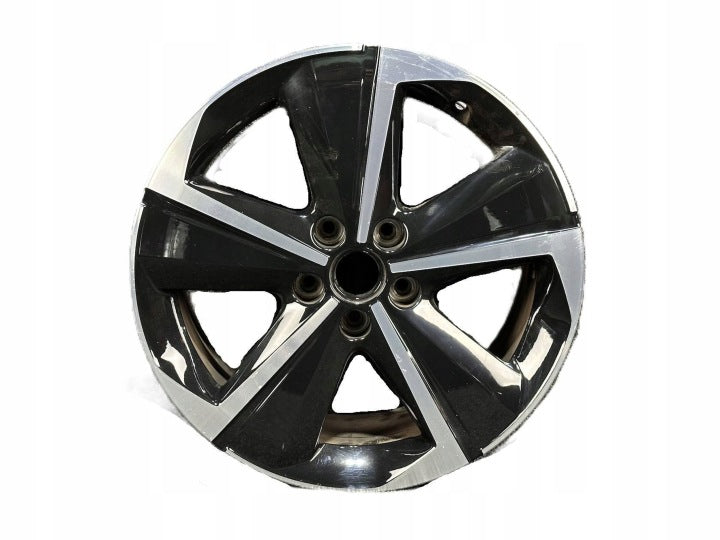1x Alufelge 17 Zoll 7.5" 5x108 44ET Glanz Schwarz 9847065380 Opel Astra L FEL4984253839cd