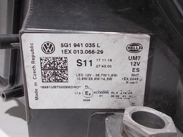 Frontscheinwerfer VW Golf VII 5g1 5G1941035L 5G1941035 LED Links Headlight SCH5938313915zn