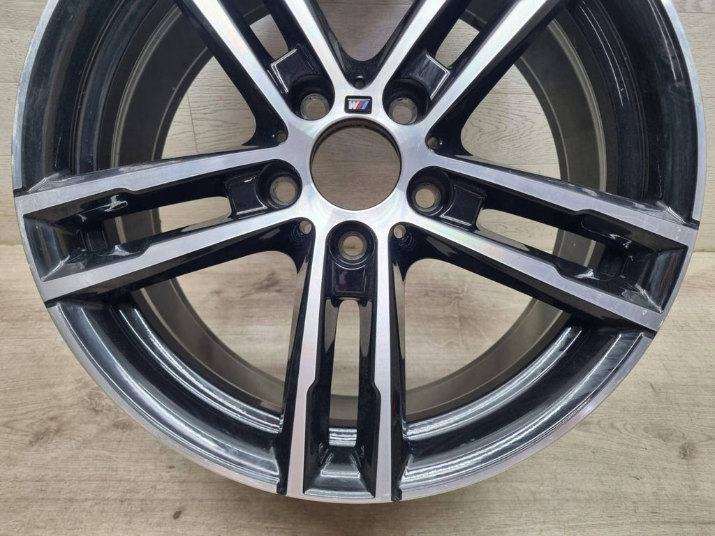 1x Alufelge 18 Zoll 8.0" 5x120 52ET Glanz Schwarz 8009703 BMW 1 F21 F20 FEL5486186938fu