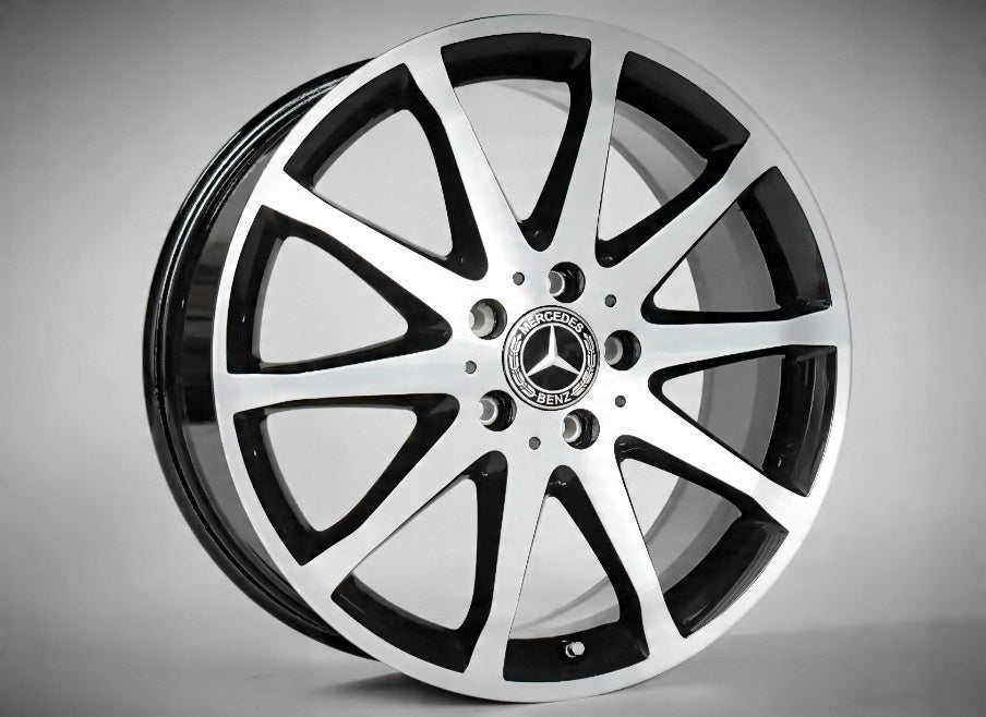 4x Alufelge 18 Zoll 8.0" 5x112 67ET Glanz Silber A2514011102 Mercedes-Benz W251