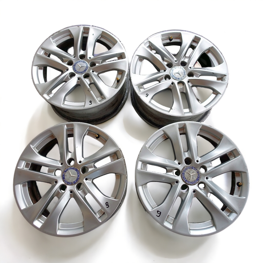 4x Alufelge 16 Zoll 7.0" 5x112 43ET 2044017202 Mercedes-Benz W204 Rim Wheel