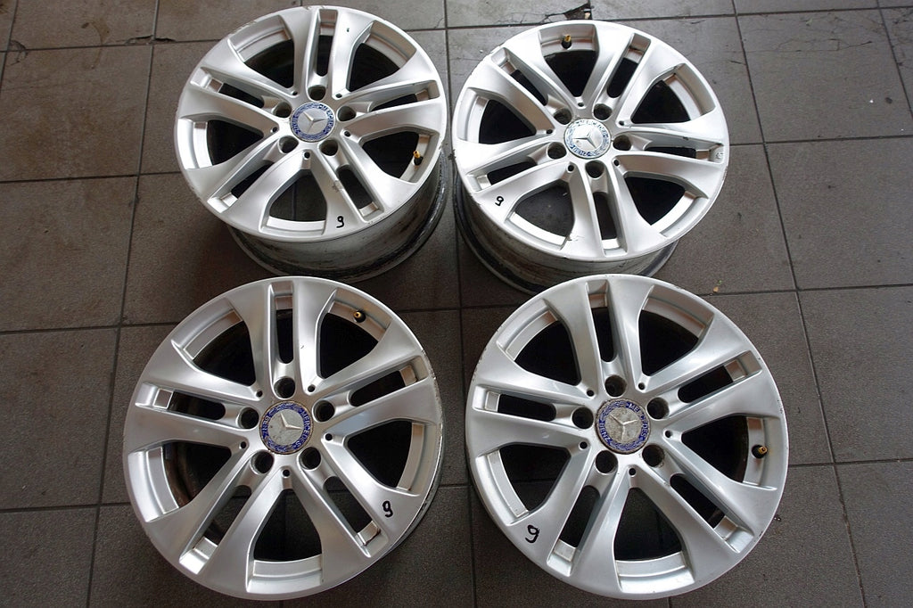 4x Alufelge 16 Zoll 7.0" 5x112 43ET 2044017202 Mercedes-Benz W204 Rim Wheel